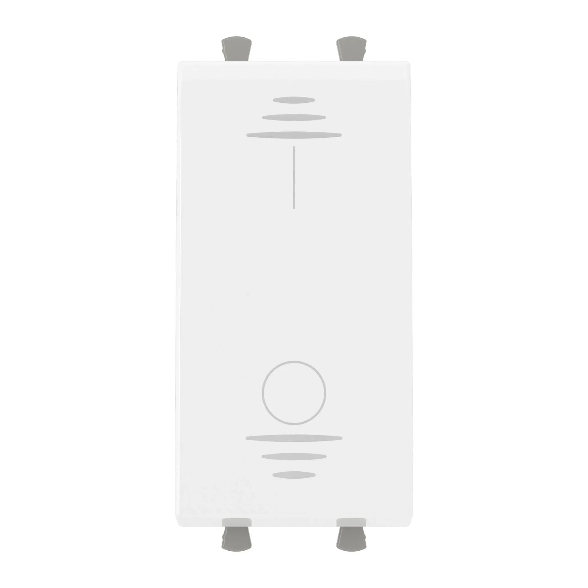 Avanti Выключатель двухполюсный одноклавишный модульный, , Белое облако, 1 модуль DKC 4400221