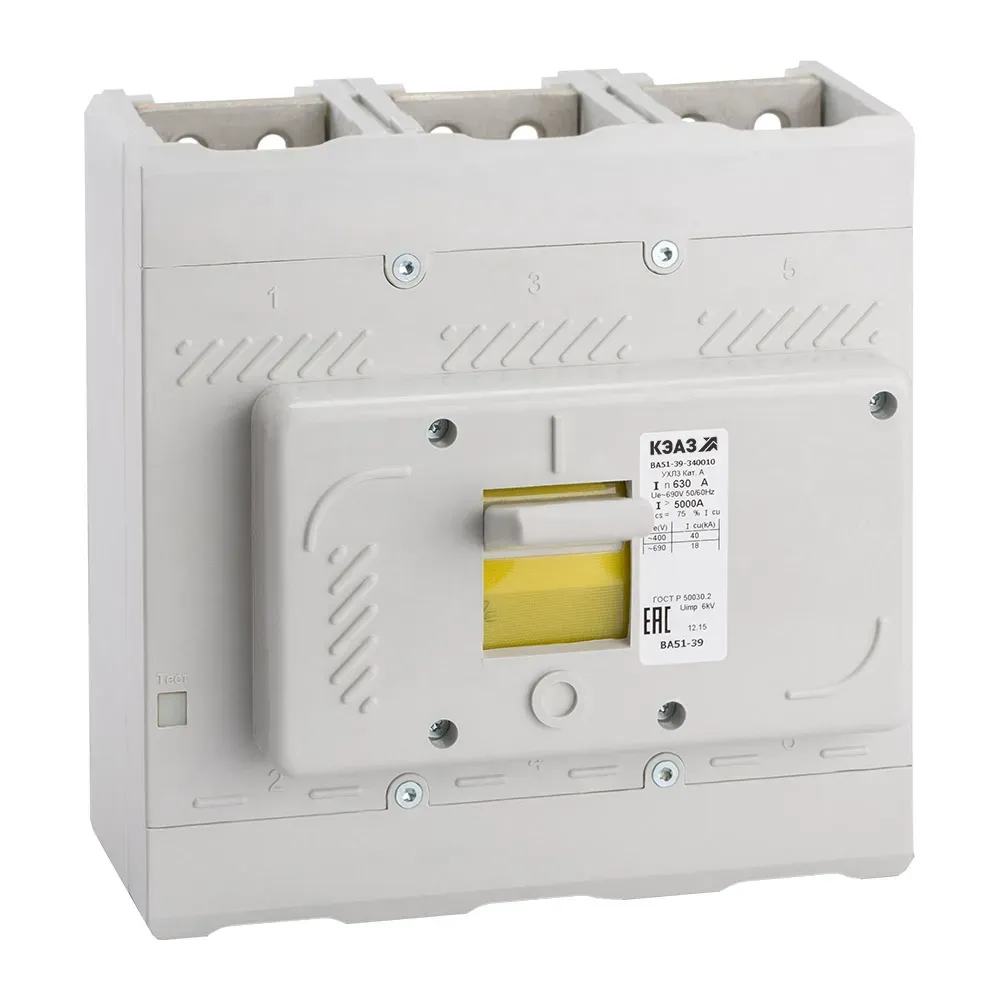 Выключатель автоматический ва51-39-340010-500а-1600-690ac-ухл3 КЭАЗ 220859