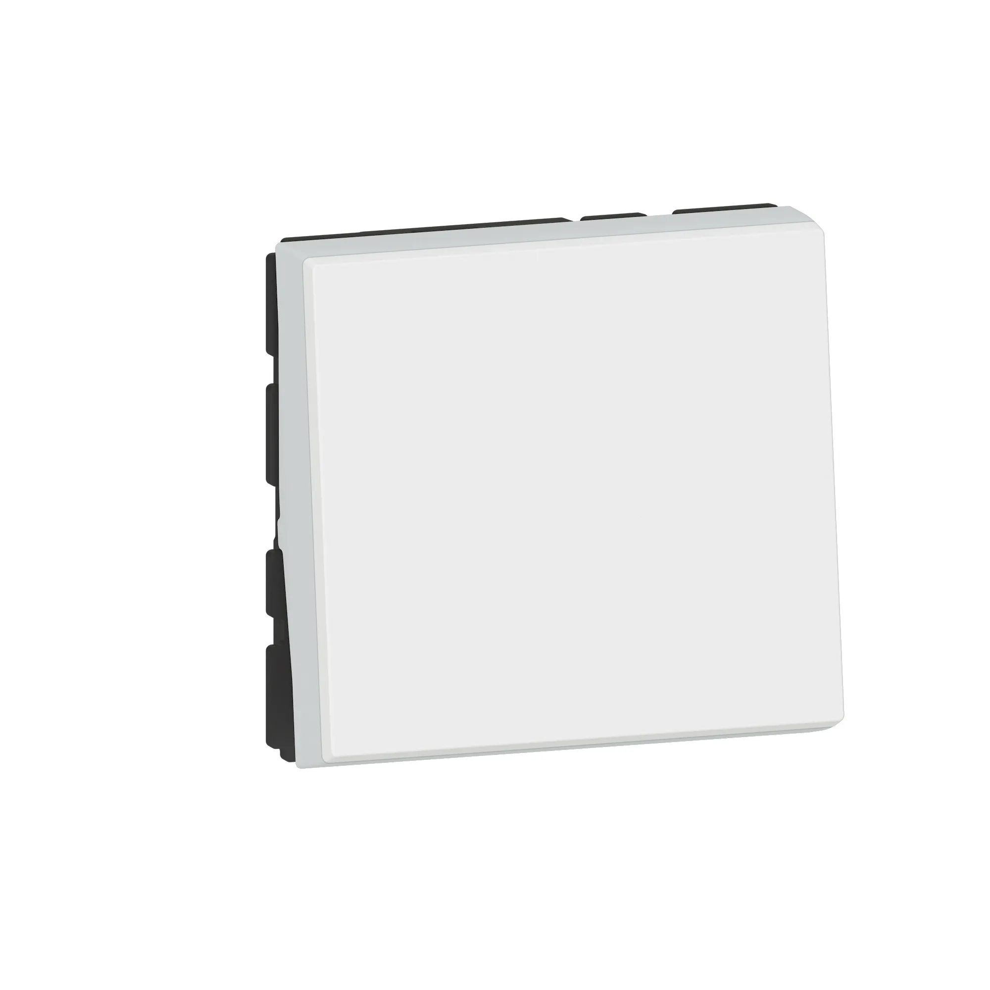 Кнопочный выключатель Mosaic 2 модуля - 6 A - белый LEGRAND 278040L