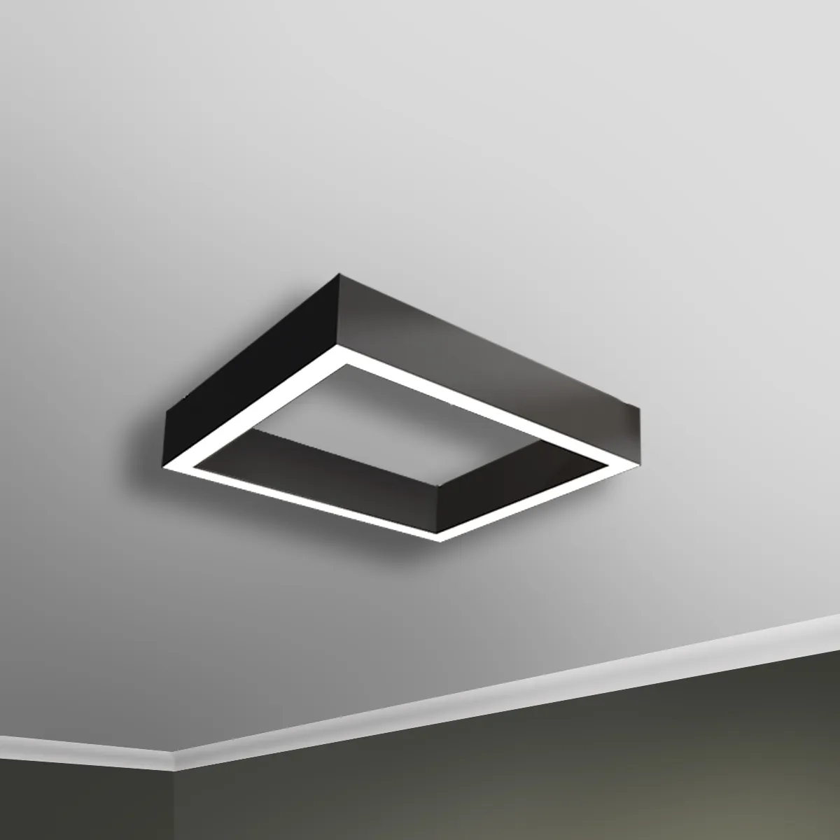 Светильник светодиодный RVE-PLS5070-RECODO-525-N (Ромб 525x263x70мм сег. 303мм 50x70мм 26Вт накладной 4000K Анод) RVElektro RVE00001865