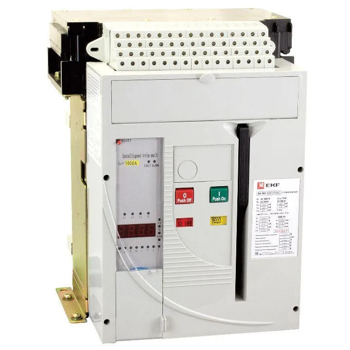 Выключатель автоматический ва-450 1600/400а 3p 55ка стационарный EKF MCCB450-1600-400