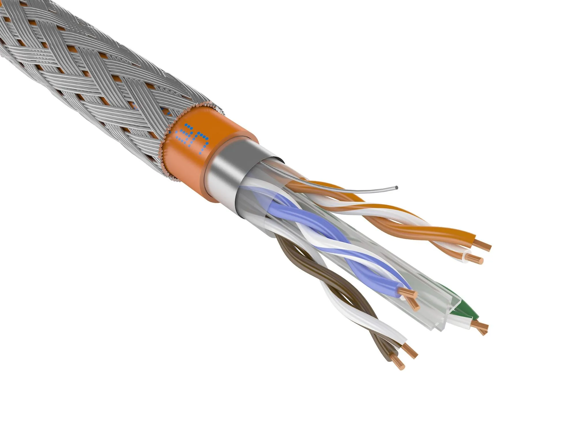 Кабель (провод) ParLan ARM F/UTP Cat6 ZH нг(А)-HF 4х2х0,57