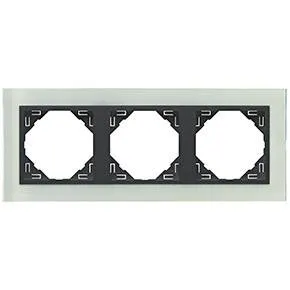 Efapel 90930 TCS 3-х местная рамка, стекло/серый Efapel 90930 TCS