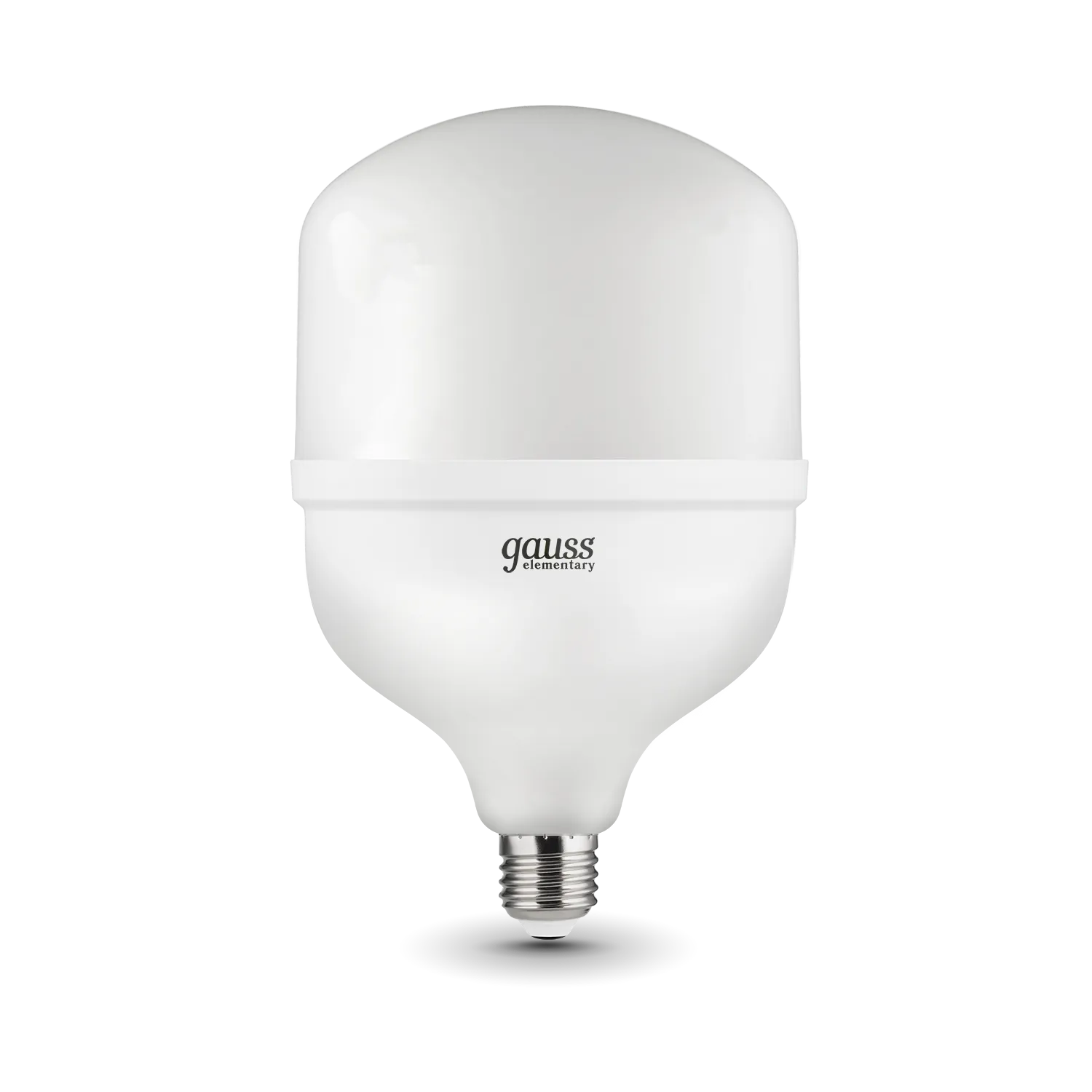 Лампа светодиодная led 55 вт 5250 лм 4100к ac180-240в e27 цилиндр т160 нейтральный promo elementary GAUSS 60426