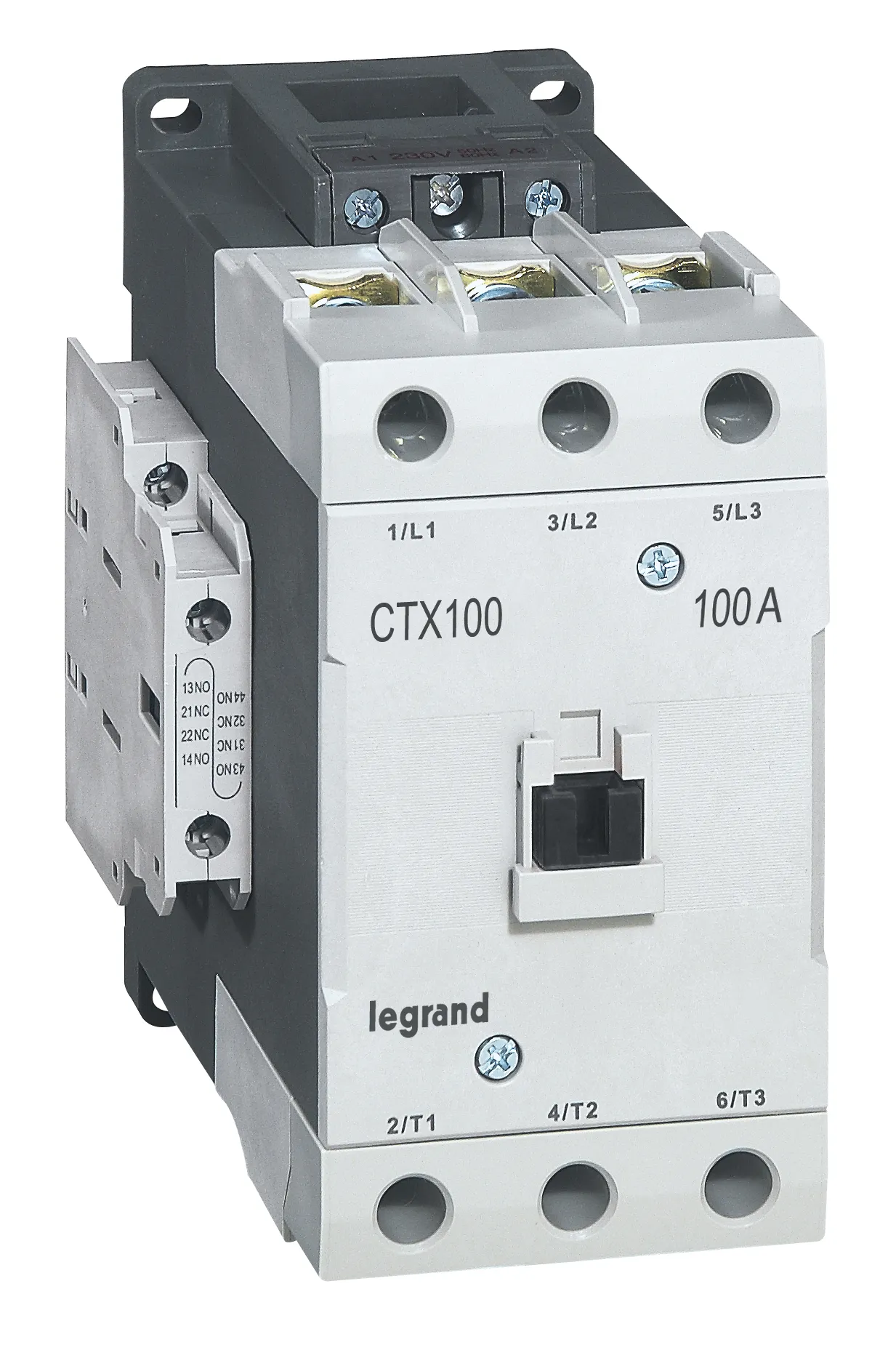Контактор CTX3 100 3P 100A (AC-3) 2но2нз ~415В LEGRAND 416229