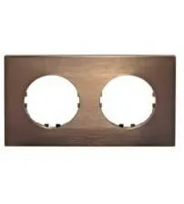 Ecoplast Рамка 2-постовая квадрат (бронза) Vintage-Quadro Экопласт 884227-1