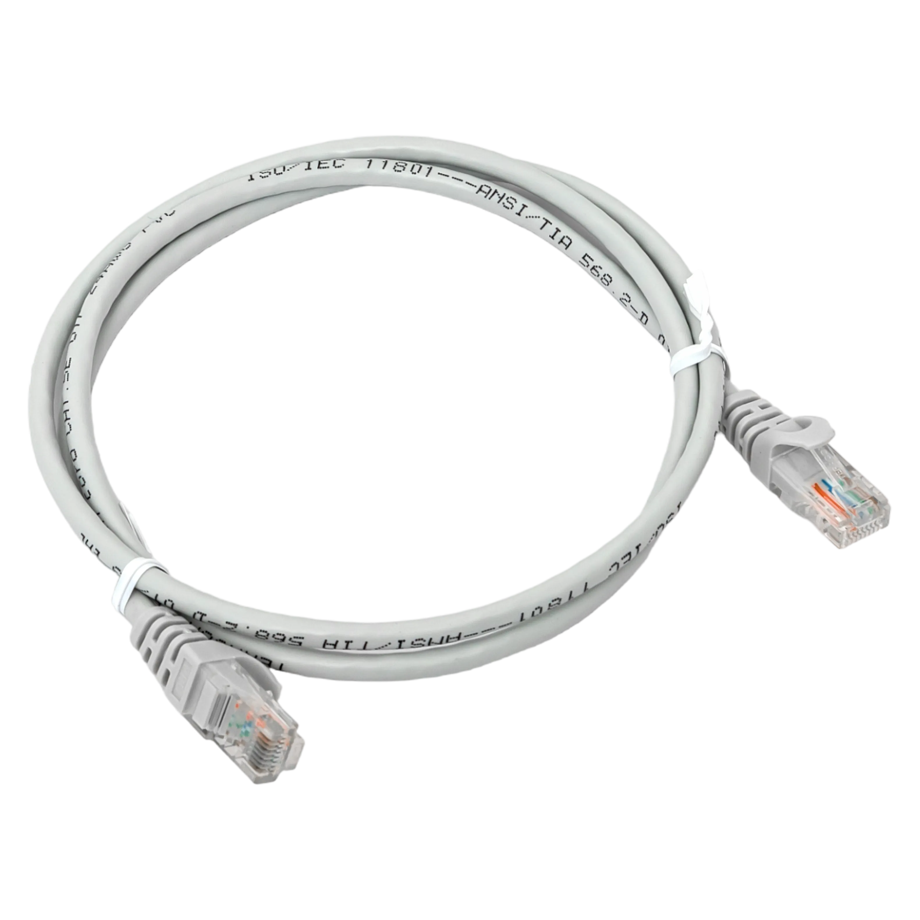 Патч-корд TERACOM PRO Cat.5E неэкранированный UTP оболочка PVC серый (1.5м)