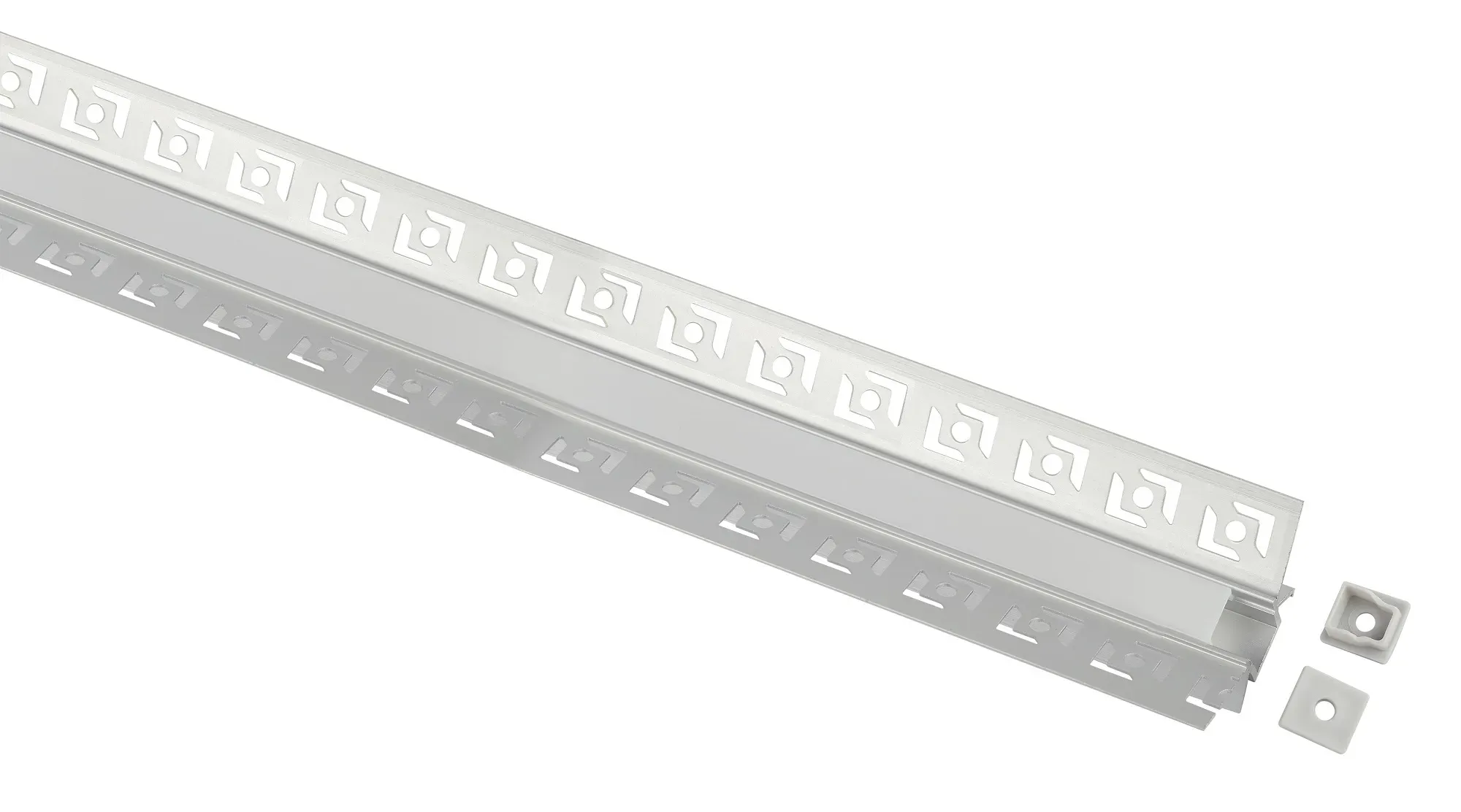 Комплект с анодированным профилем под штукатурку 4624 для внутреннего угла 46х24мм 2,5м ЭРА Б0062843