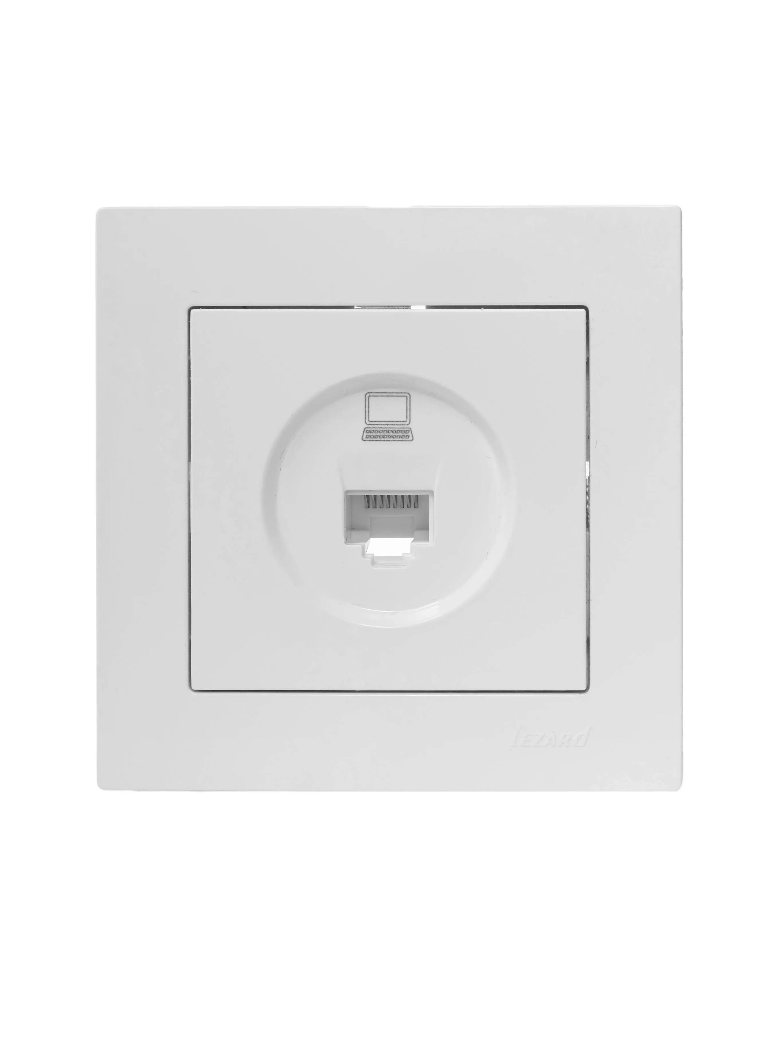 VESNA Розетка компьютерная белая Lezard 742-0288-139