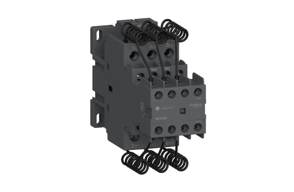 Контактор MC1D для конденсаторных батарей 10 КВАР 1НО/2НЗ 380V 50/60ГЦ SE (Systeme) MC1DEKQ7