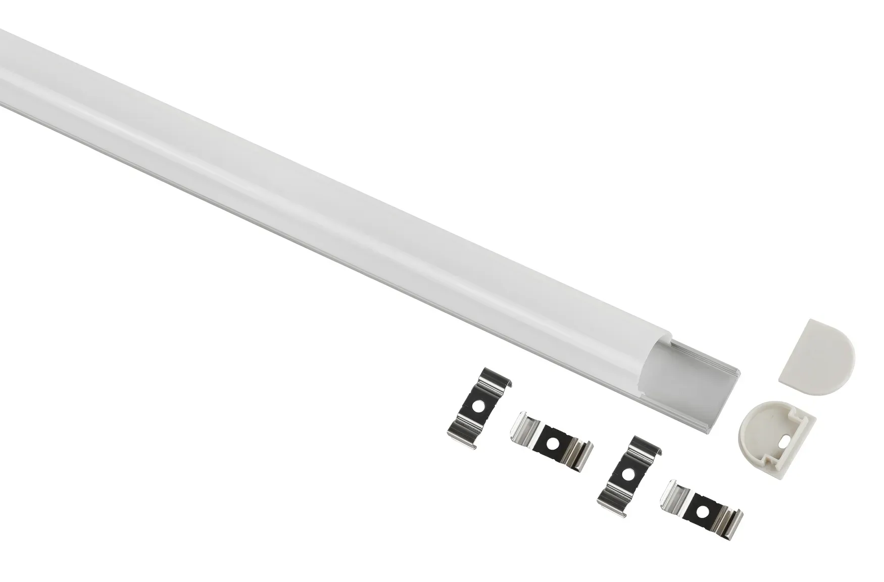 Комплект с накладным анодированным профилем 2420 24х20мм 2м ЭРА Б0062861