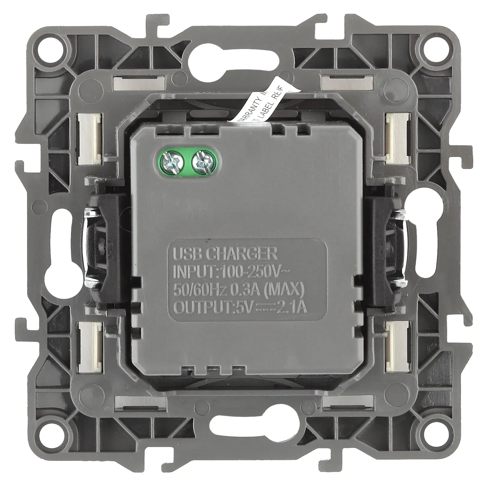 Устройство зарядное USB, 5В-2100мА, Эра12, антрацит, 12-4110-05 Б0027495