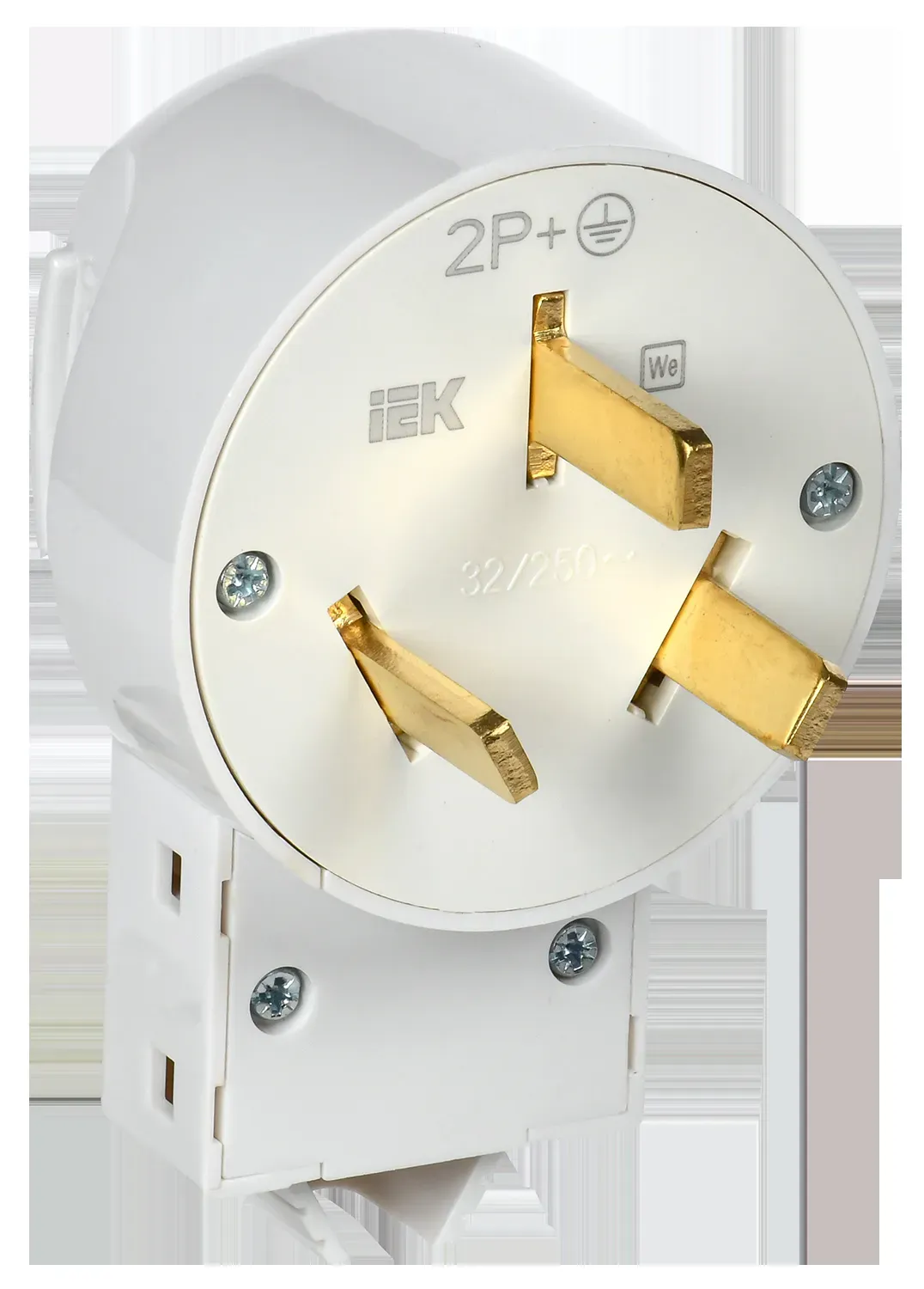 Вилка разборная для плиты с з/к 32А белая Впл10-К IEK IEK EVP10-032-K01