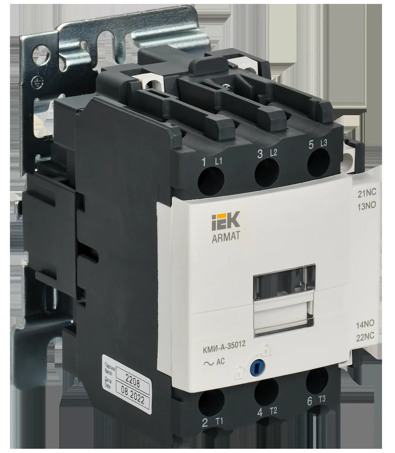 ARMAT Контактор КМИ-А-35012 LC1D 50А 48В/АС3 1НО/1НЗ IEK AR-ACC-31-050-048-11