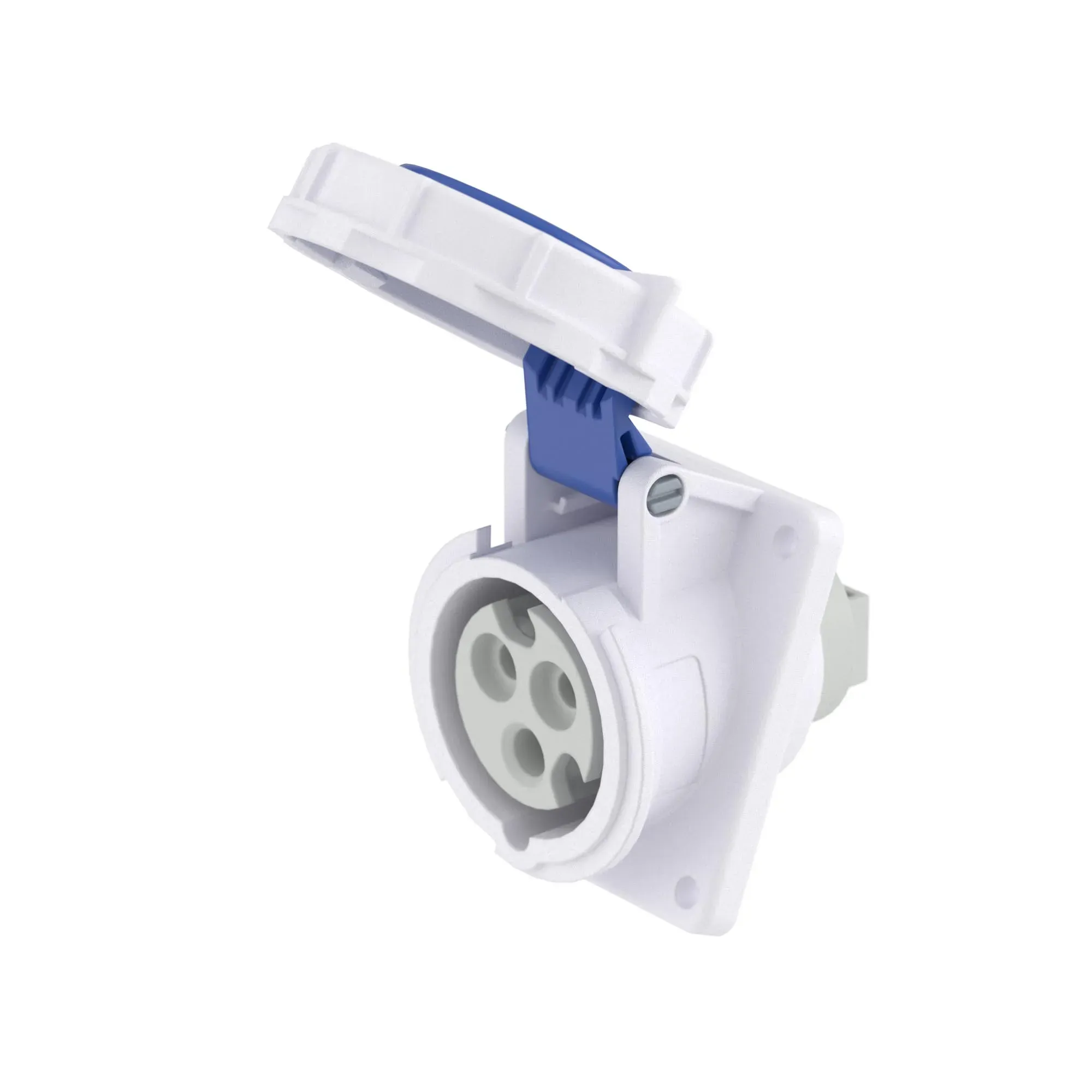 Розетка панельная с наклоном ip67 32а 2p+e 230в ДКС DIS4183263