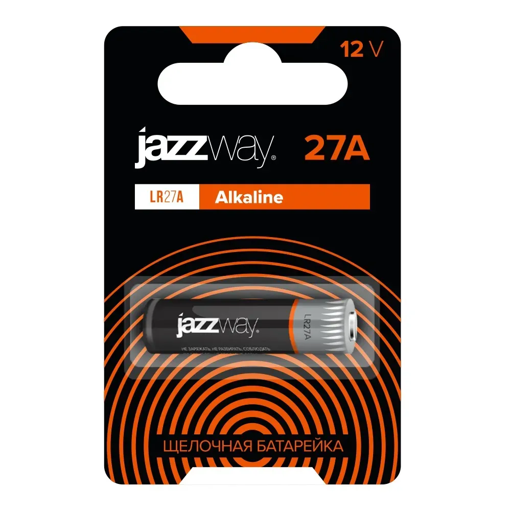 Элемент питания LR 27A JAZZway Alkaline BL-1 JazzWay 2852670