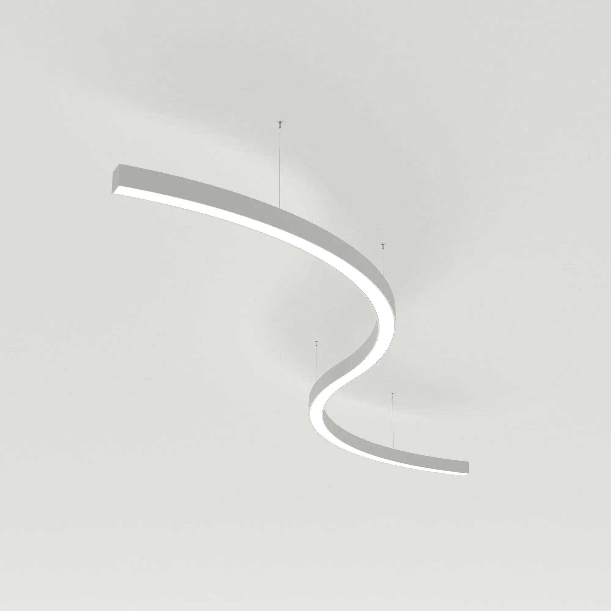 Светильник SP-LINE-HANG ARC-S3535-D1500-124W Day4000 (WHITE, 230V) (металл) Arlight 034056(1)