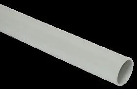 Труба гладкая жесткая пвх d=20 серая 2м (50м/компл) IEK CTR10-020-K41-2-050