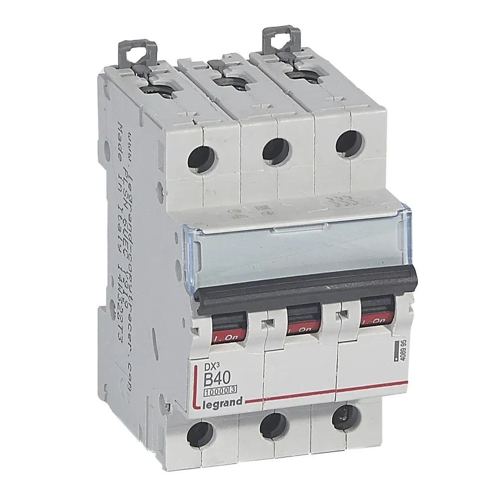 Выключатель автоматический трехполюсный 40а b dx3 10kа/16kа LEGRAND/DACCORD 408995