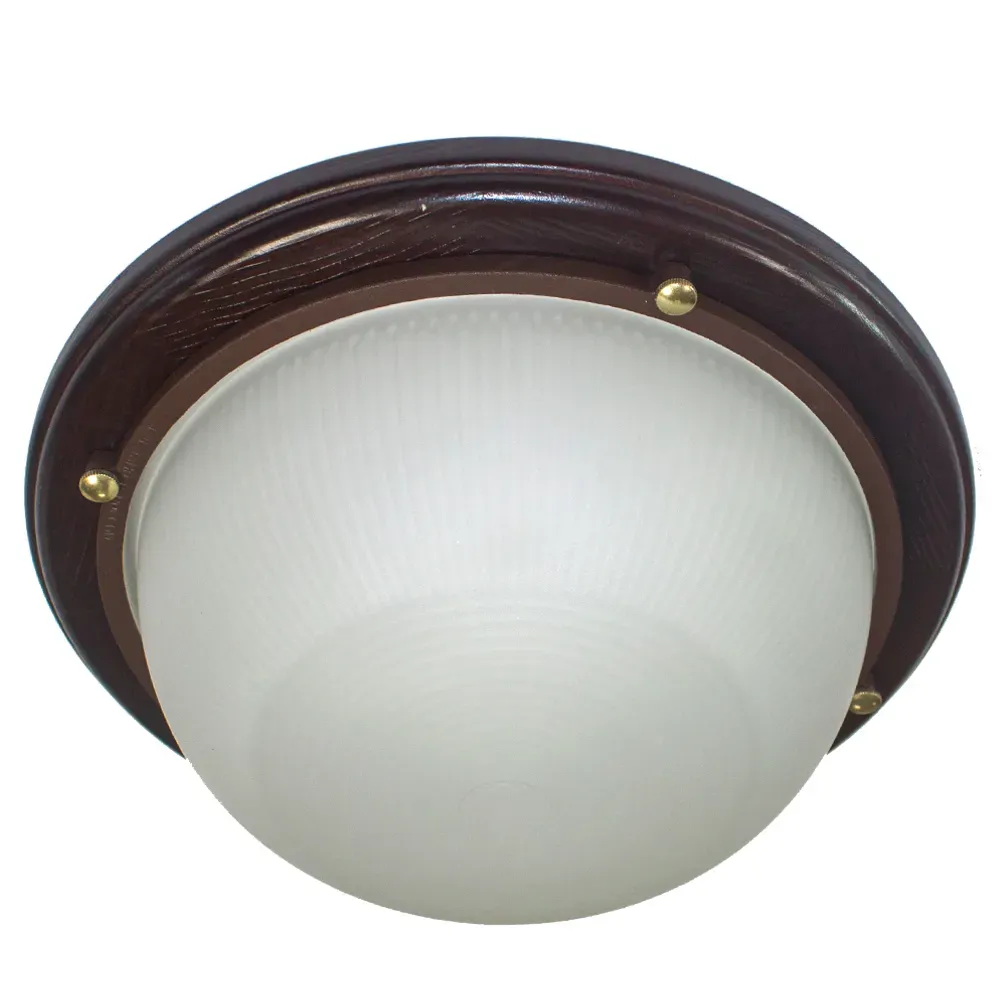 Светильник Самарканд 1101 Круг большой НПП 03-100-009 IP65 матовый корпус дер. венге ИУ ЭЛЕТЕХ 1005500962