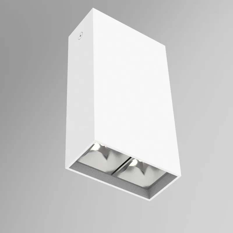 Светильник светодиодный ДПО-8Вт 3000К DL-Box Reflect Multi 35x75 град. белый Вартон V1-R0-00251-20L23-2000830