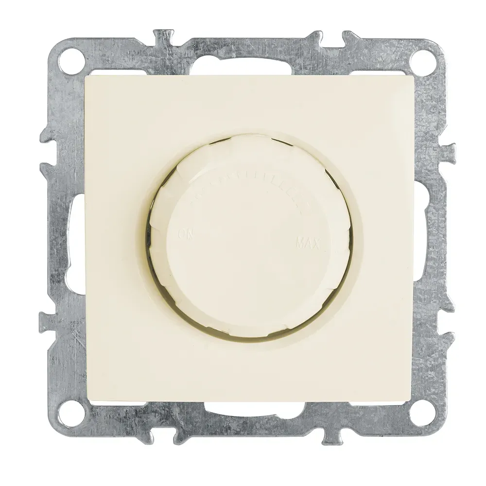 Выключатель диммирующий (механизм), 250В, 600W, серия Эрна, слоновая кость, Stekker FERON 39324