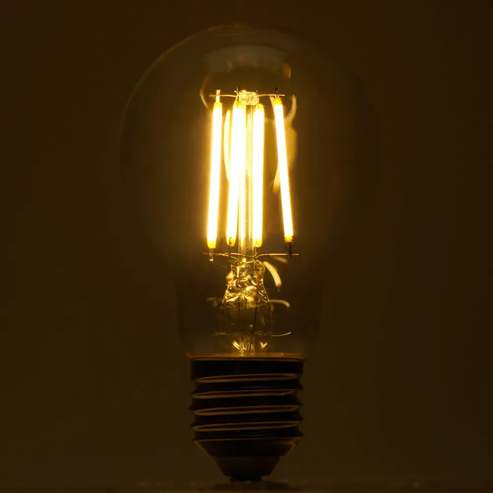 Лампа светодиодная LED 6вт Е27 теплый FILAMENT Feron.PRO