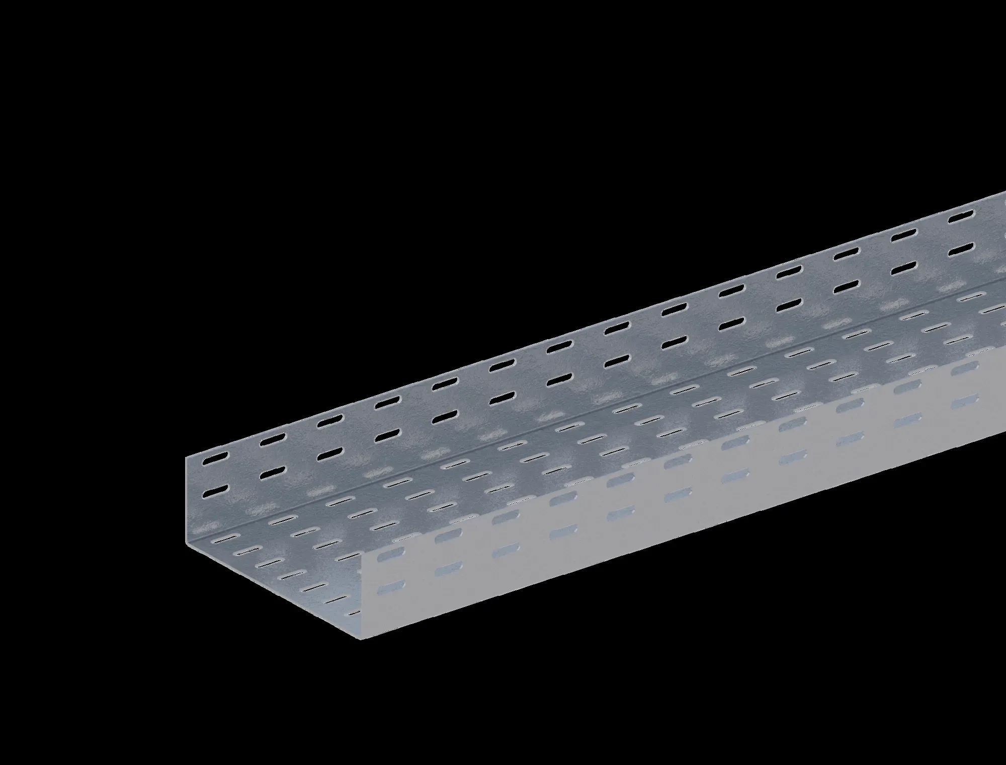 Лоток перфорированный 200х100х2000 1,5 мм  inox СОЭМИ Н0129111644