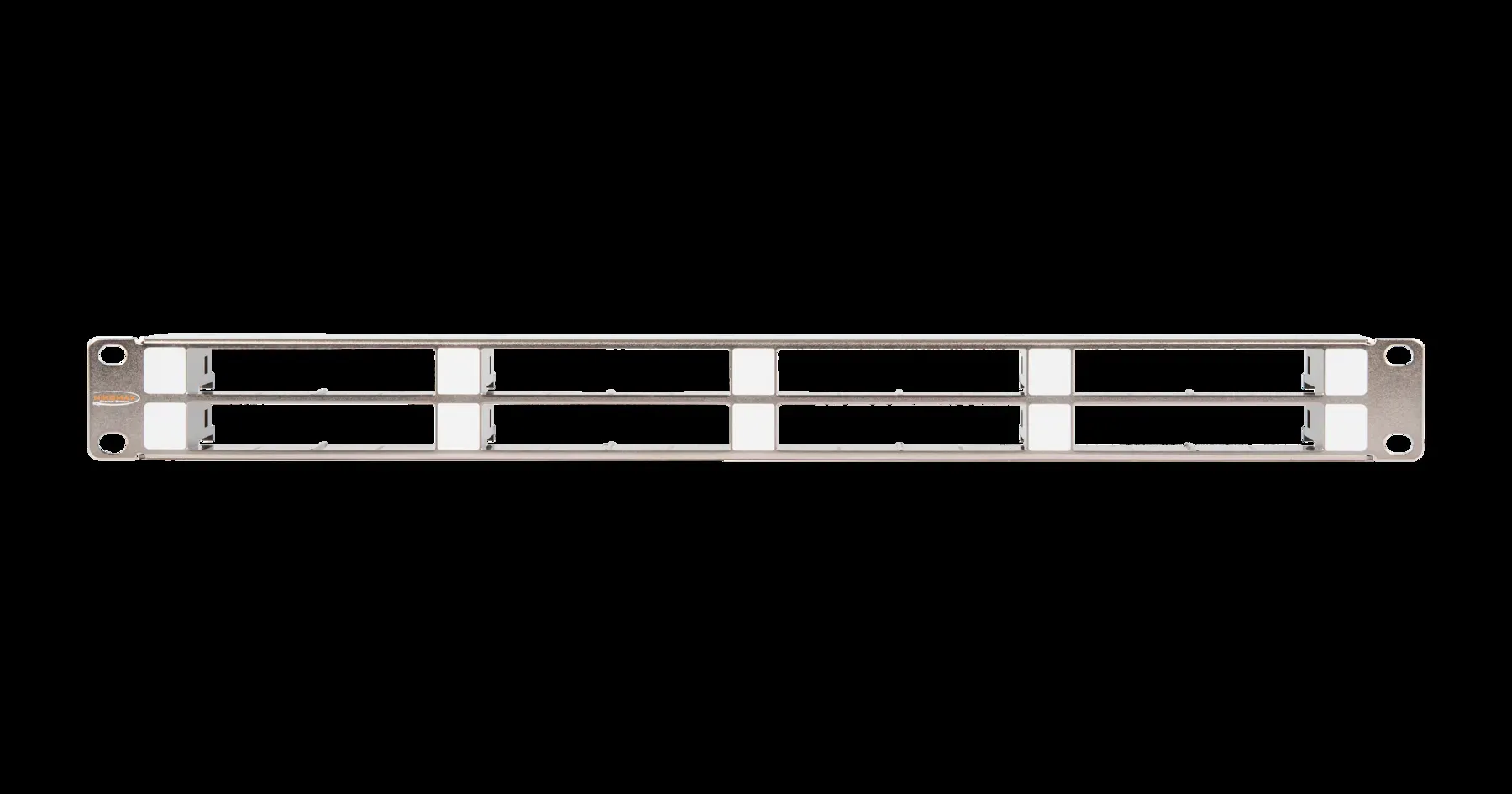 Патч-панель 19'' 1U кассетная под 8 кассетных модулей CJ UTP/STP металлик