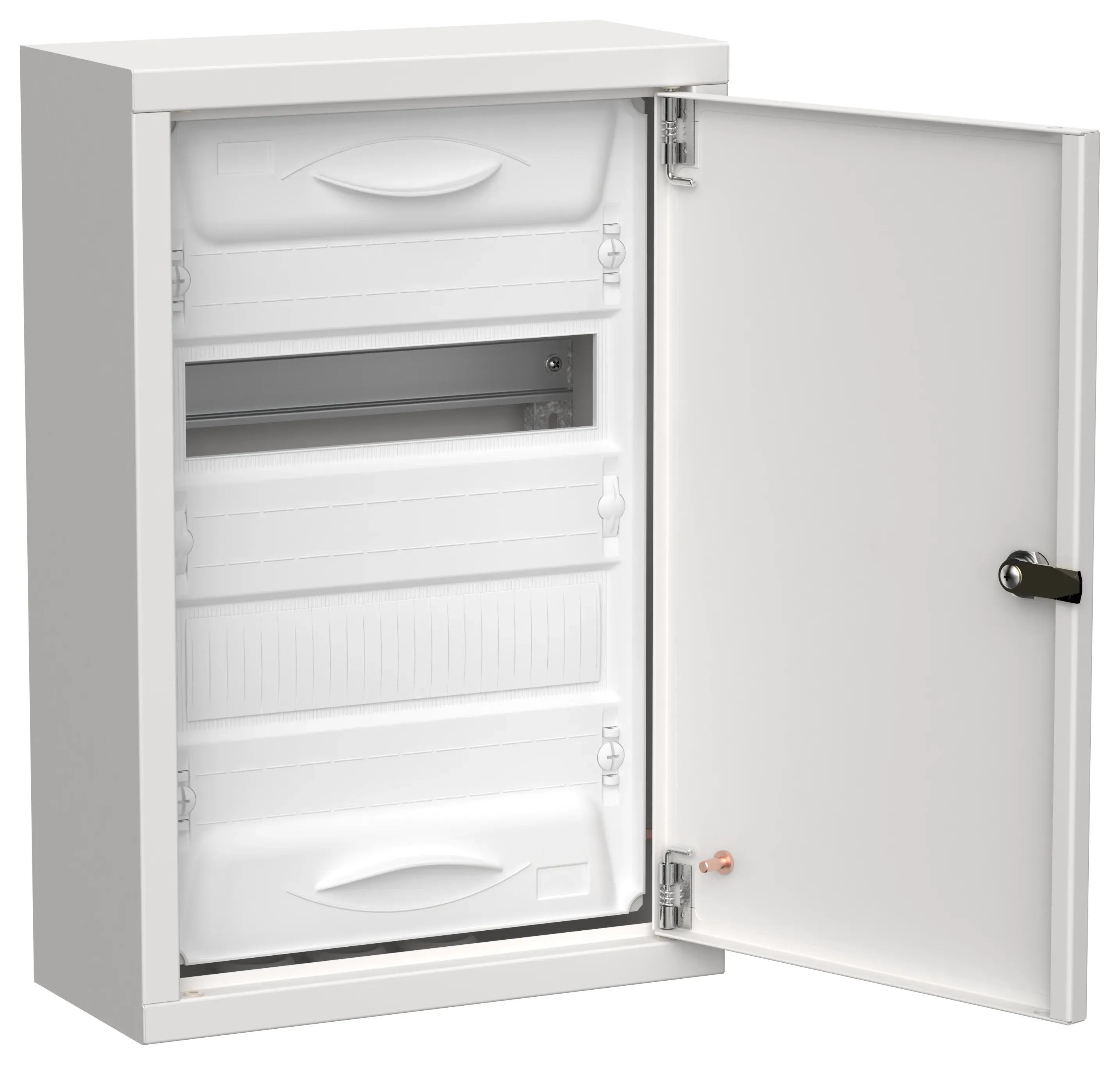 Titan 5 корпус металлический щрн-24 (1х24) 460х310х140мм ip31 белый (одна дверь) iek IEK TI5-50-N-024-31