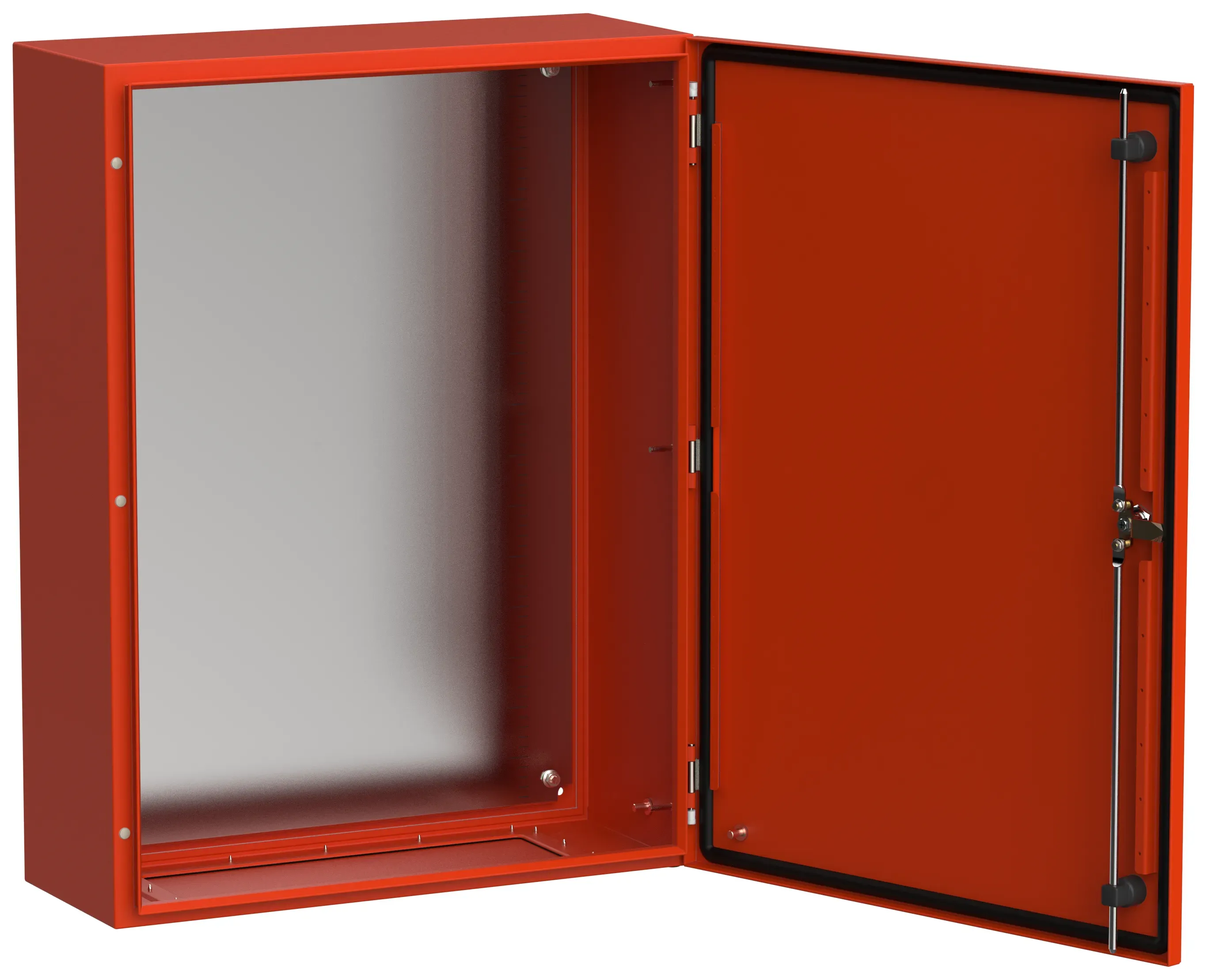 Корпус металлический щмп-80.60.25 titan 5 ухл1 ip66 ral3020 красный IEK TI5-13-N-080-060-025-66