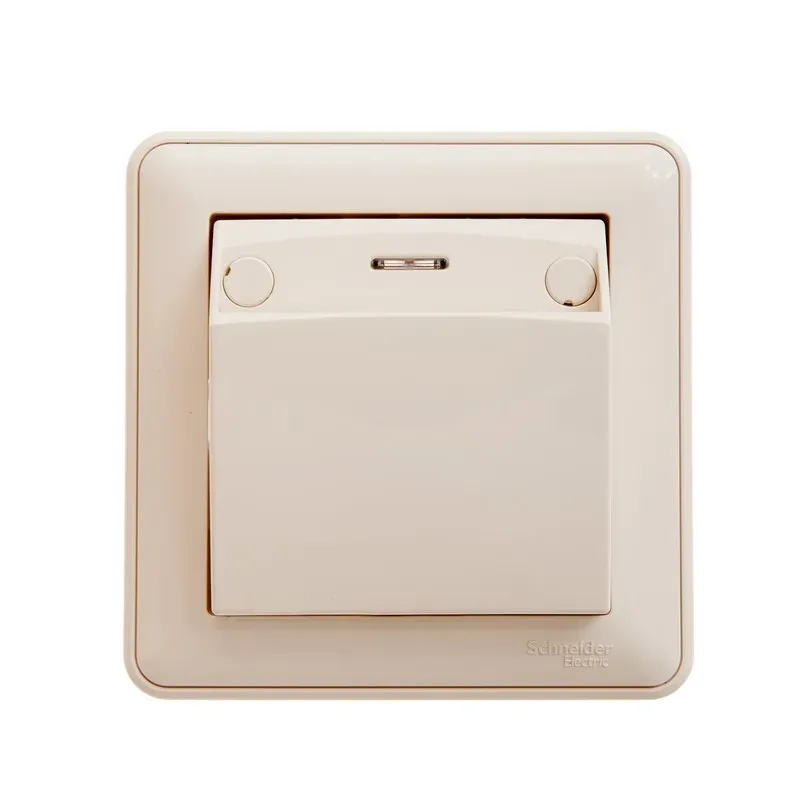 W59 Выключатель карточный одноклавишный скрытый бежевый SE (Потенциал) VS616-051-28