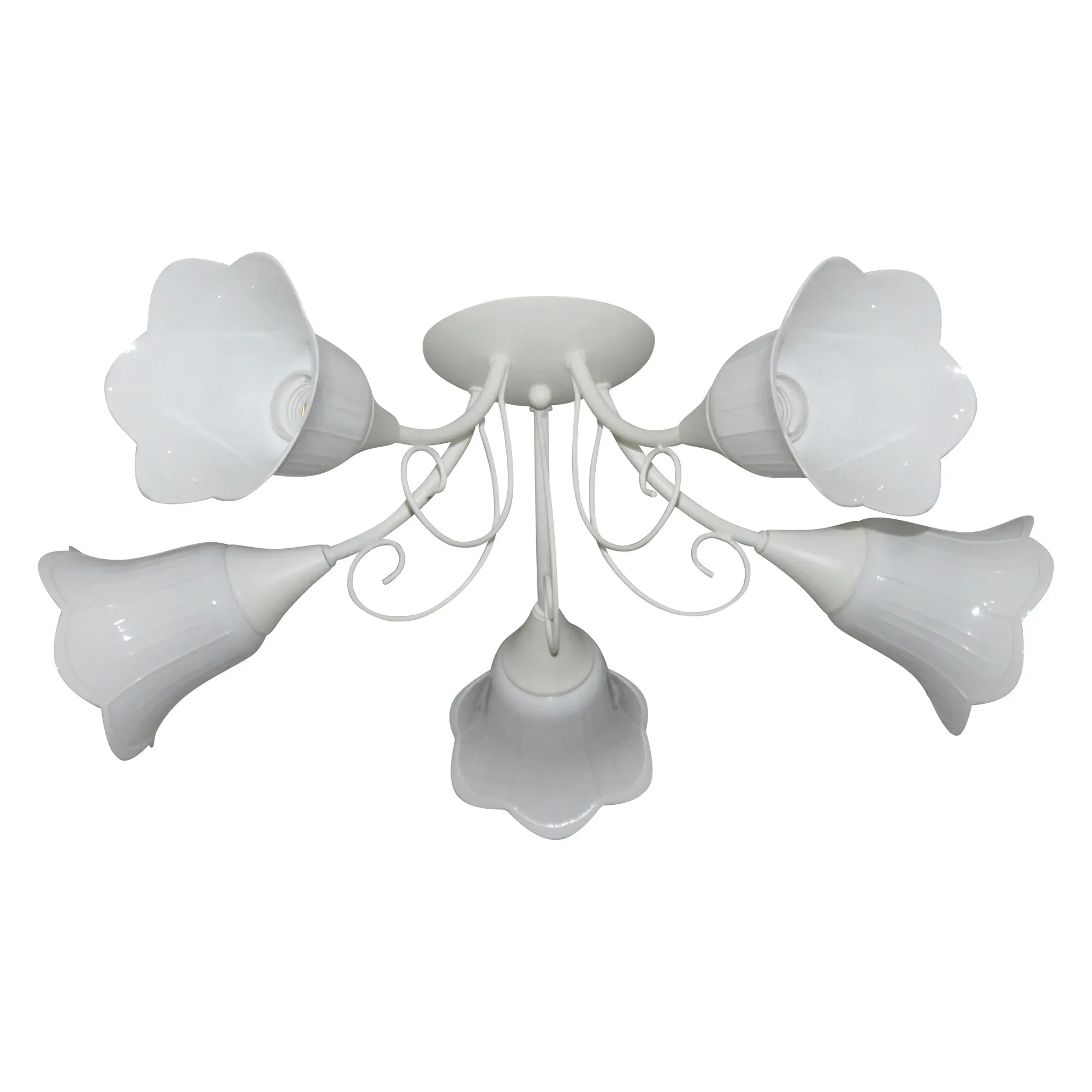 Светильник Веста 151 бел. (плафон П0471) НПБ 01-5х60-119 Е27 ИМ ЭЛЕТЕХ 1005404988