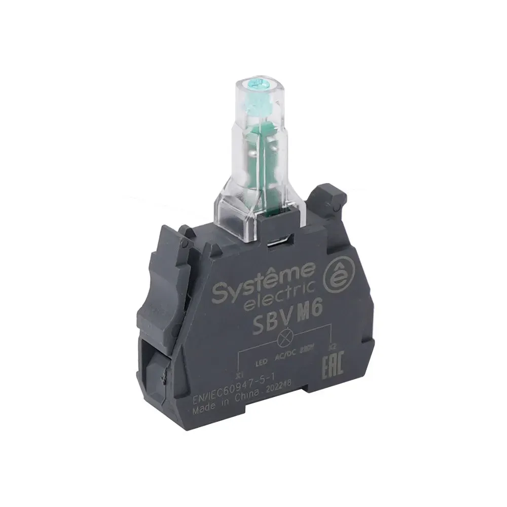 Световой блок синий LED 24В DC SE (Systeme) SBVB6