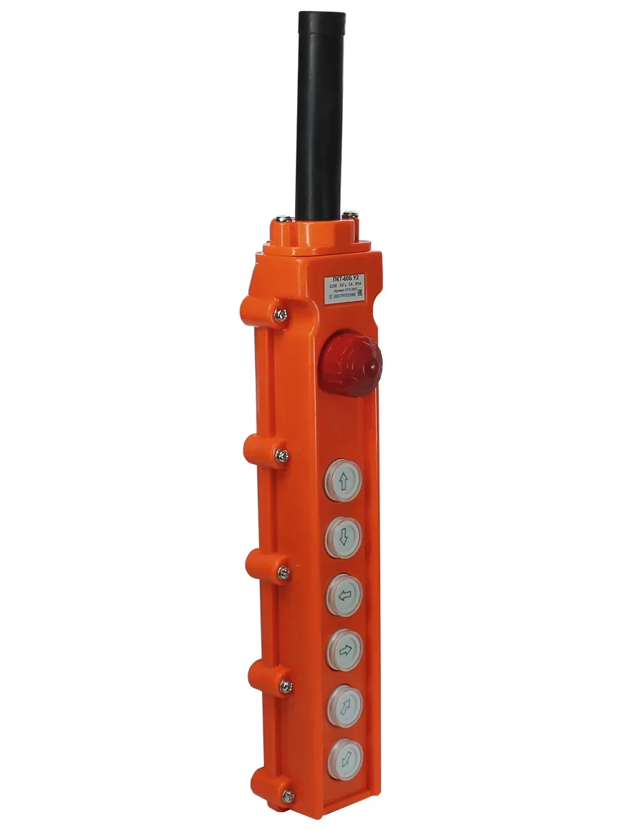 Пост кнопочный ПКТ-60Б У2 5А IP54 красная кнопка БЛОКИРОВКА с фиксацией стоп Электротехник ET512633