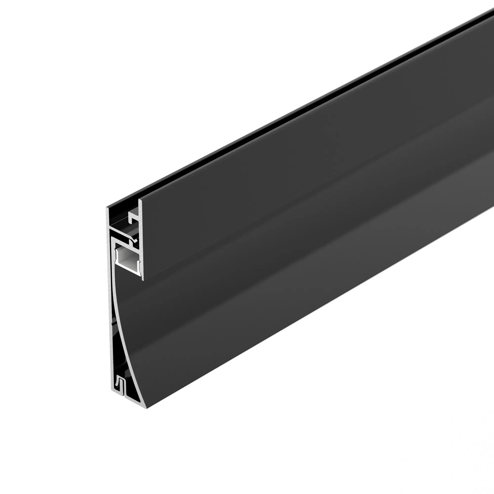 Профиль PLINTUS-H58-F-2000 BLACK (Arlight, Алюминий) Arlight 045286