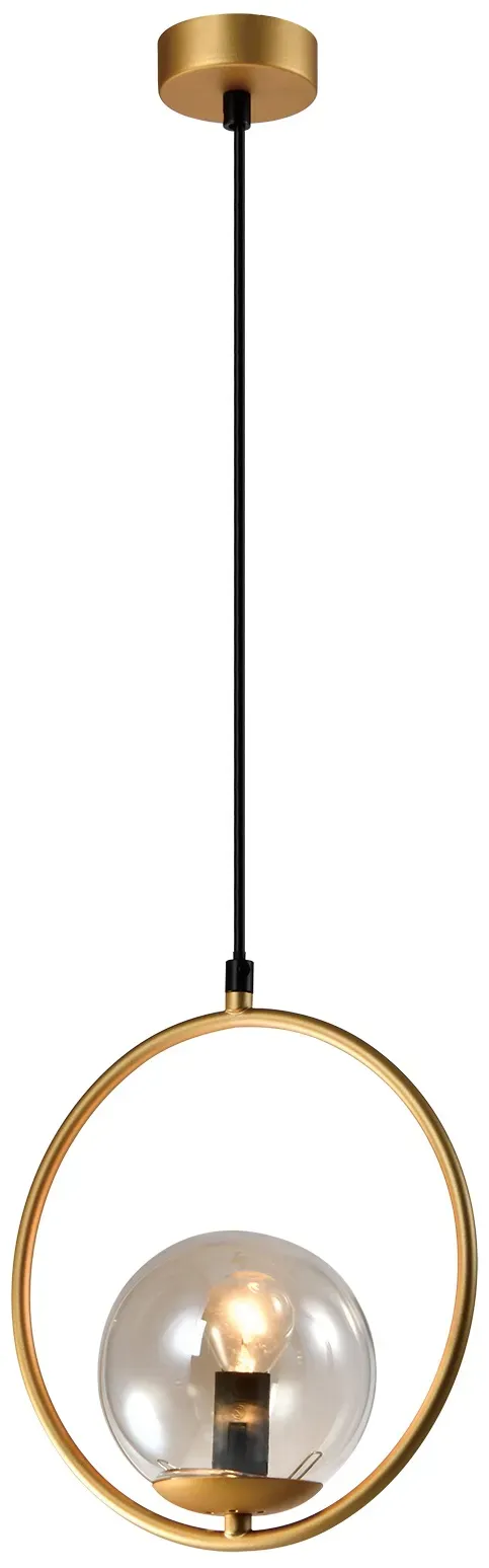 Светильник подвесной (подвес) Misericordia 5147-210 1 х Е14 40 Вт золото лофт - кантри потолочный Rivoli Б0055491