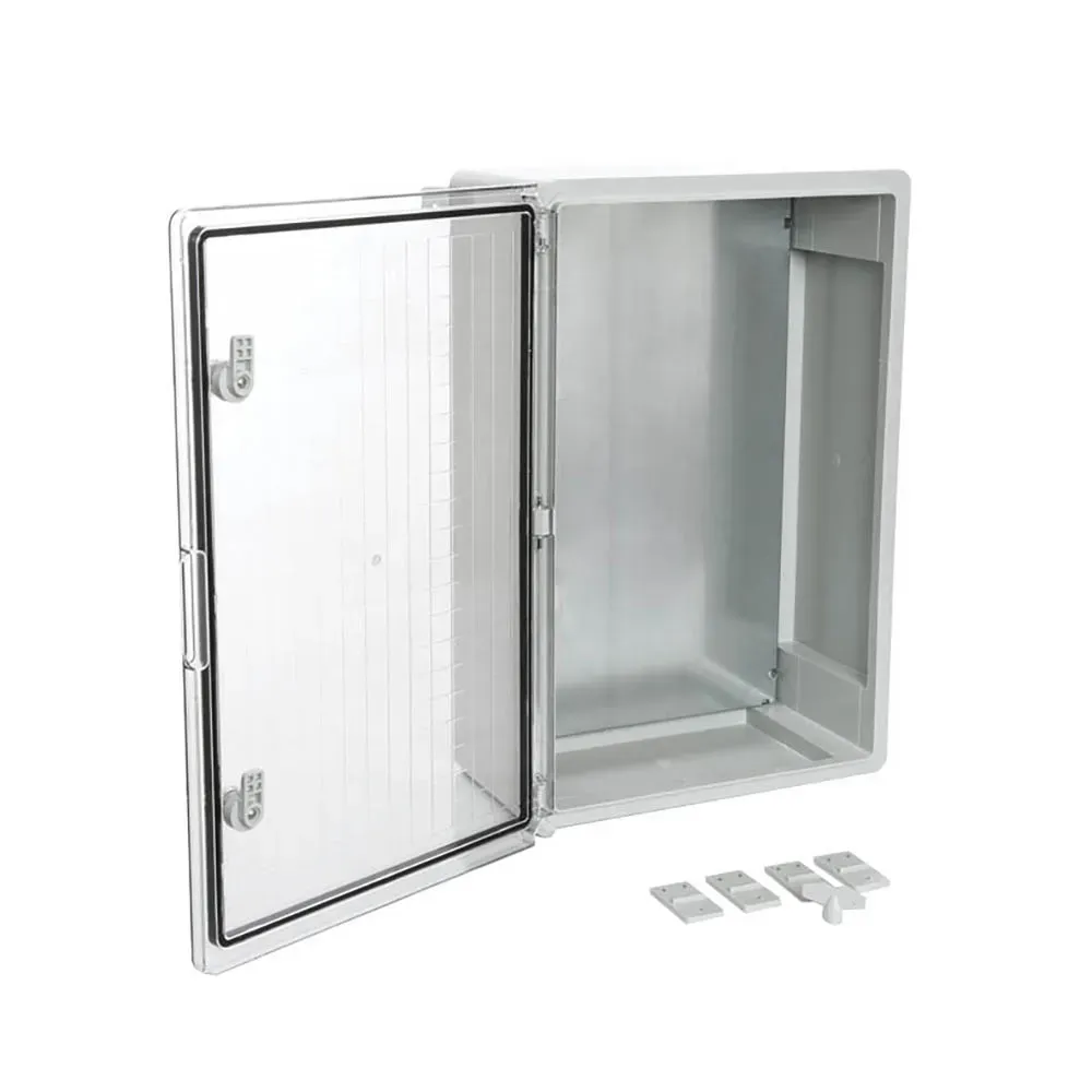 Корпус пластиковый с монтажной панелью щмп ip65 прозрачная дверь 600х400х200 ПРОМРУКАВ PR08.26495