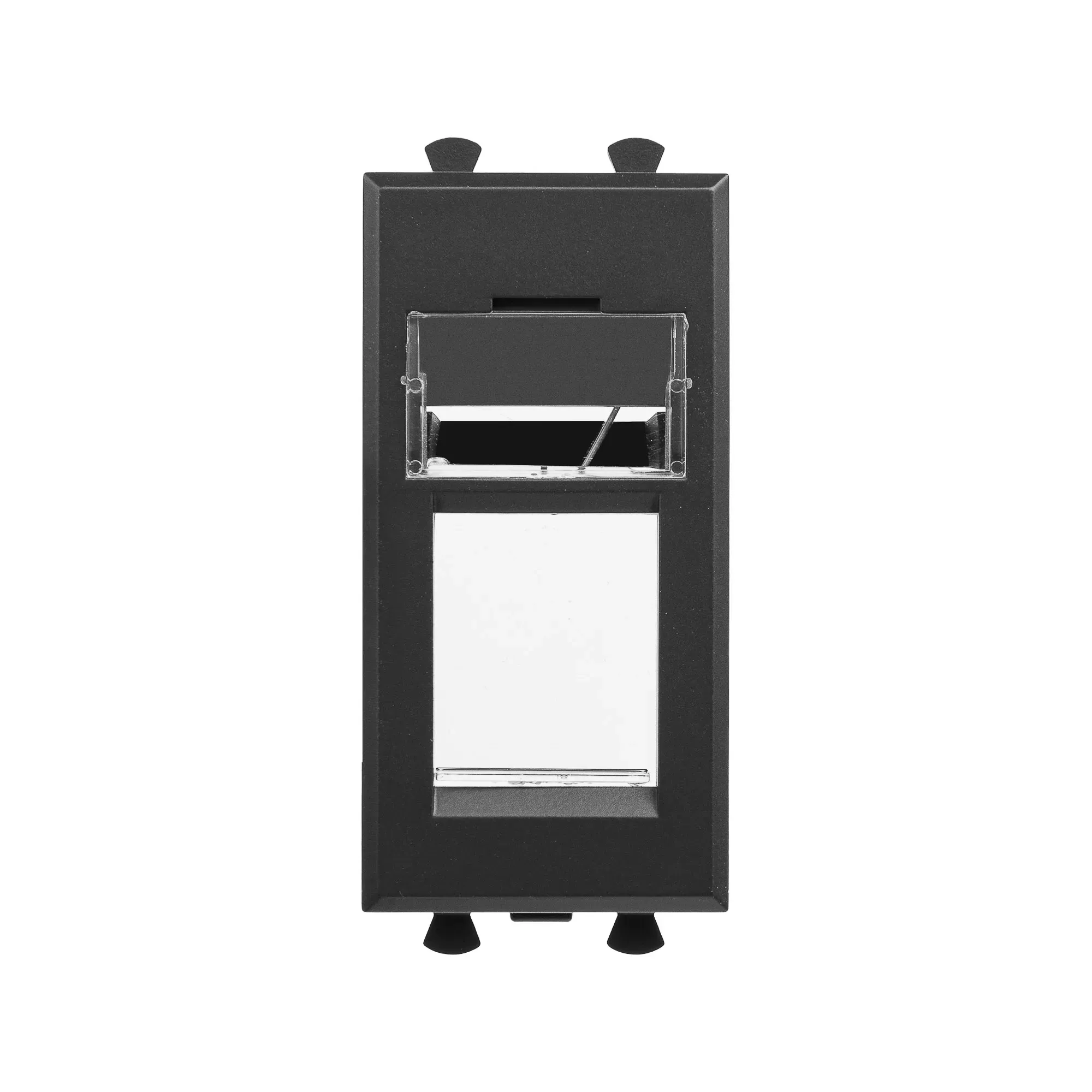 Avanti Адаптер для Keystone, , Черный матовый, 1 модуль DKC 4412201