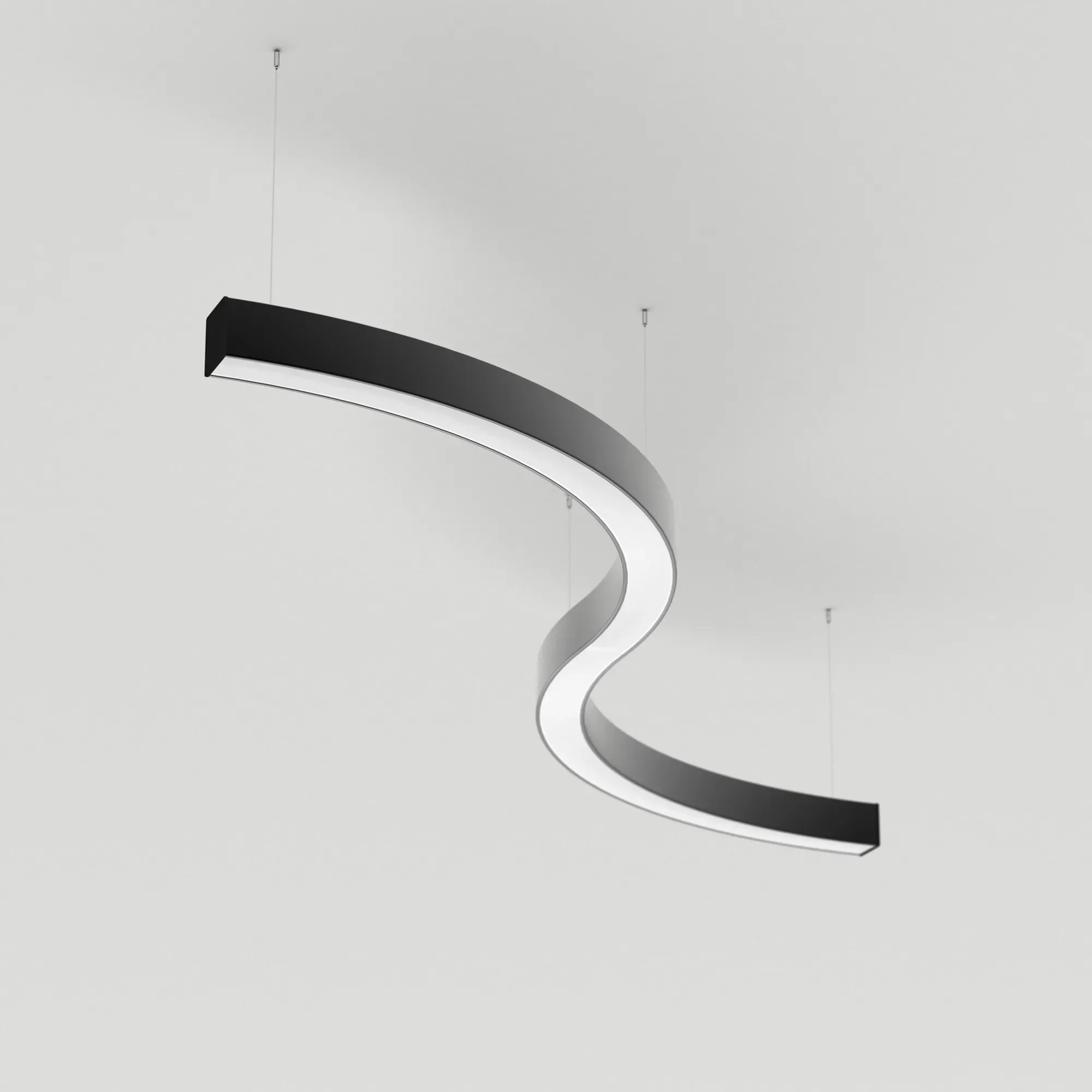 Светильник SP-LINE-HANG ARC-S3535-D800-65W Warm3000 (BLACK, 230V) (, Металл) Arlight 034052(1)