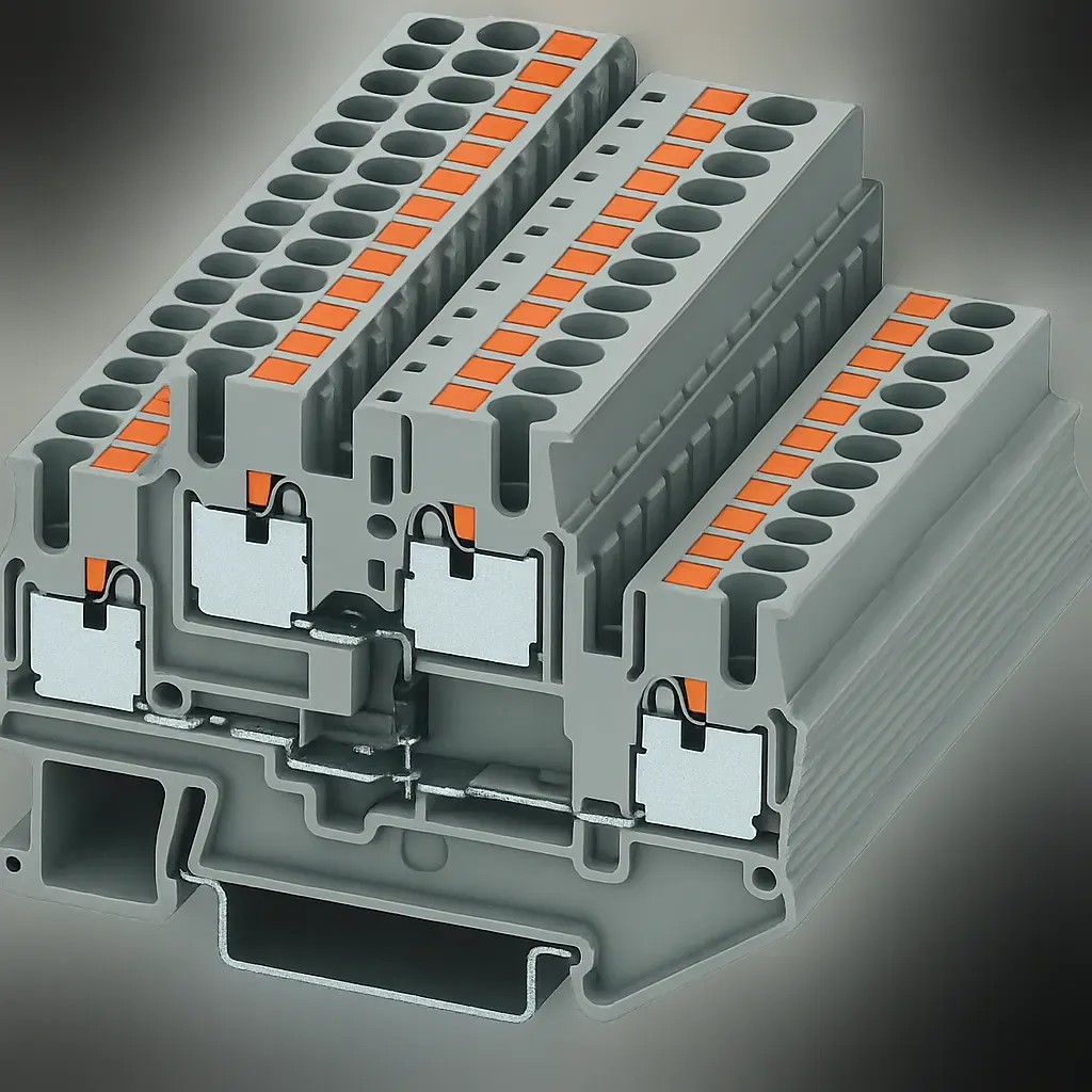 Клеммы на DIN-рейку