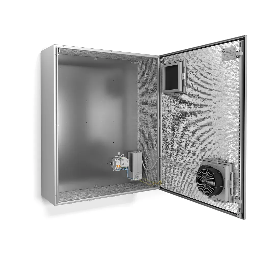 Термошкаф с обогревом и активной вентиляцией, ip55, -50град. до +50град.с, 800x1000x300 мм ТАХИОН-КЛИМАТ 52015