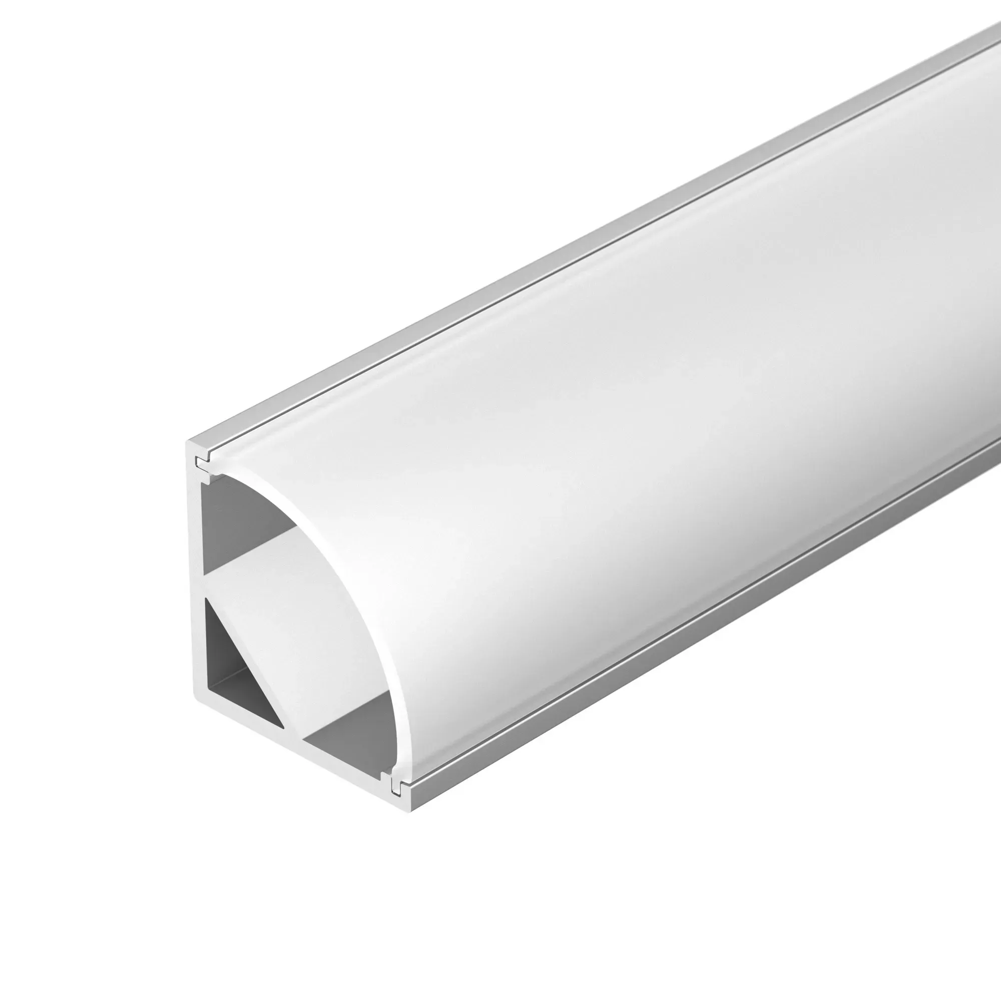 Профиль с экраном ARH-KANT-H16-2000 ANOD+OPAL (Алюминий) Arlight 036770