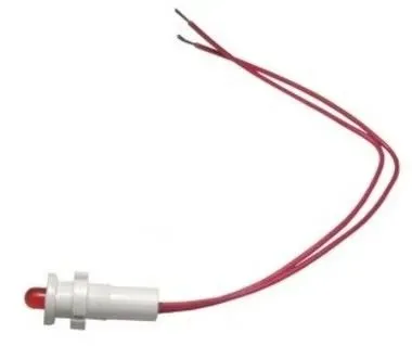 Лампа СКЛ17.1-К-1-220В красная Каскад-Электро УТ005485