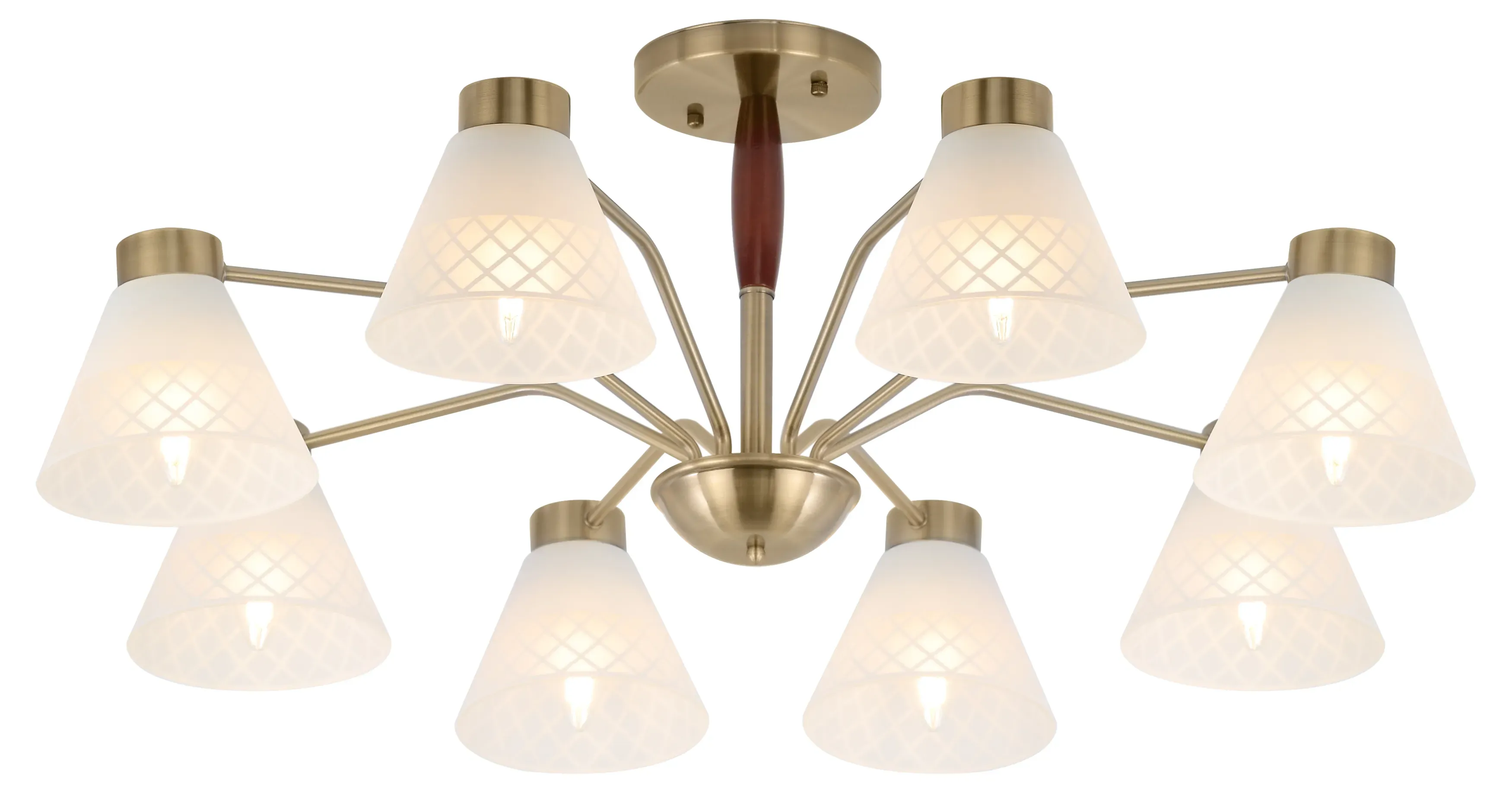 Люстра Meta 2058-308 8 х Е27 40 Вт классика Rivoli Б0050311