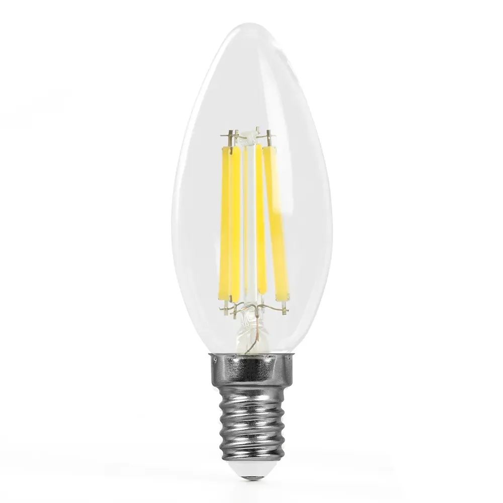 Лампа светодиодная LED 8вт Е14 дневной свеча FILAMENT Feron.PRO