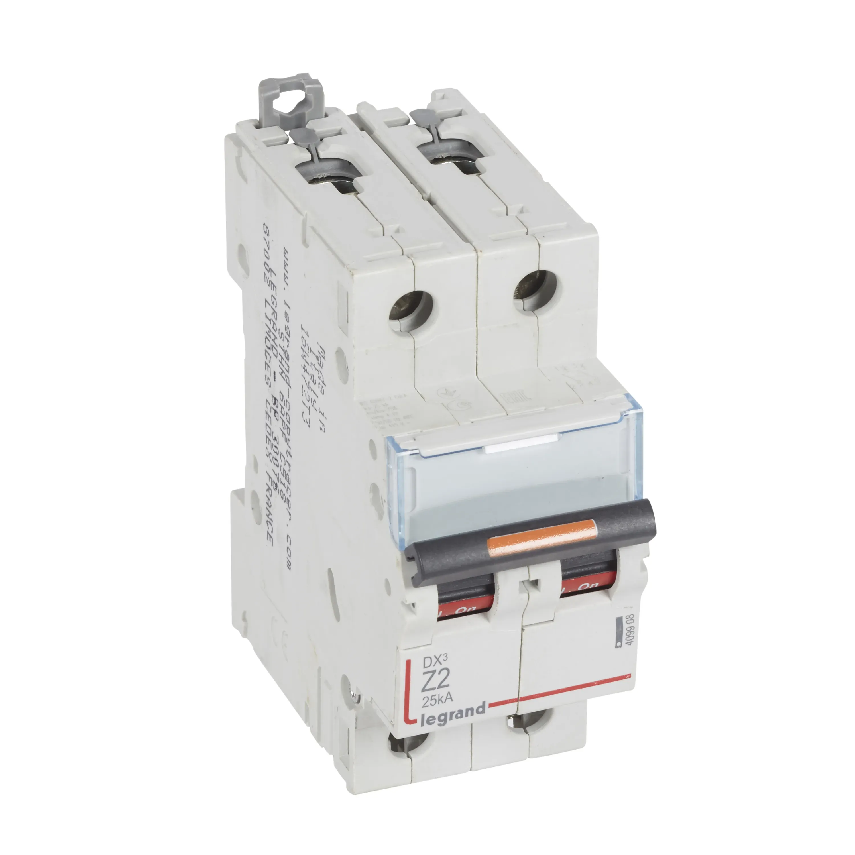 Выключатель автоматический двухполюсный 2а z dx3 25kа LEGRAND/DACCORD 409908