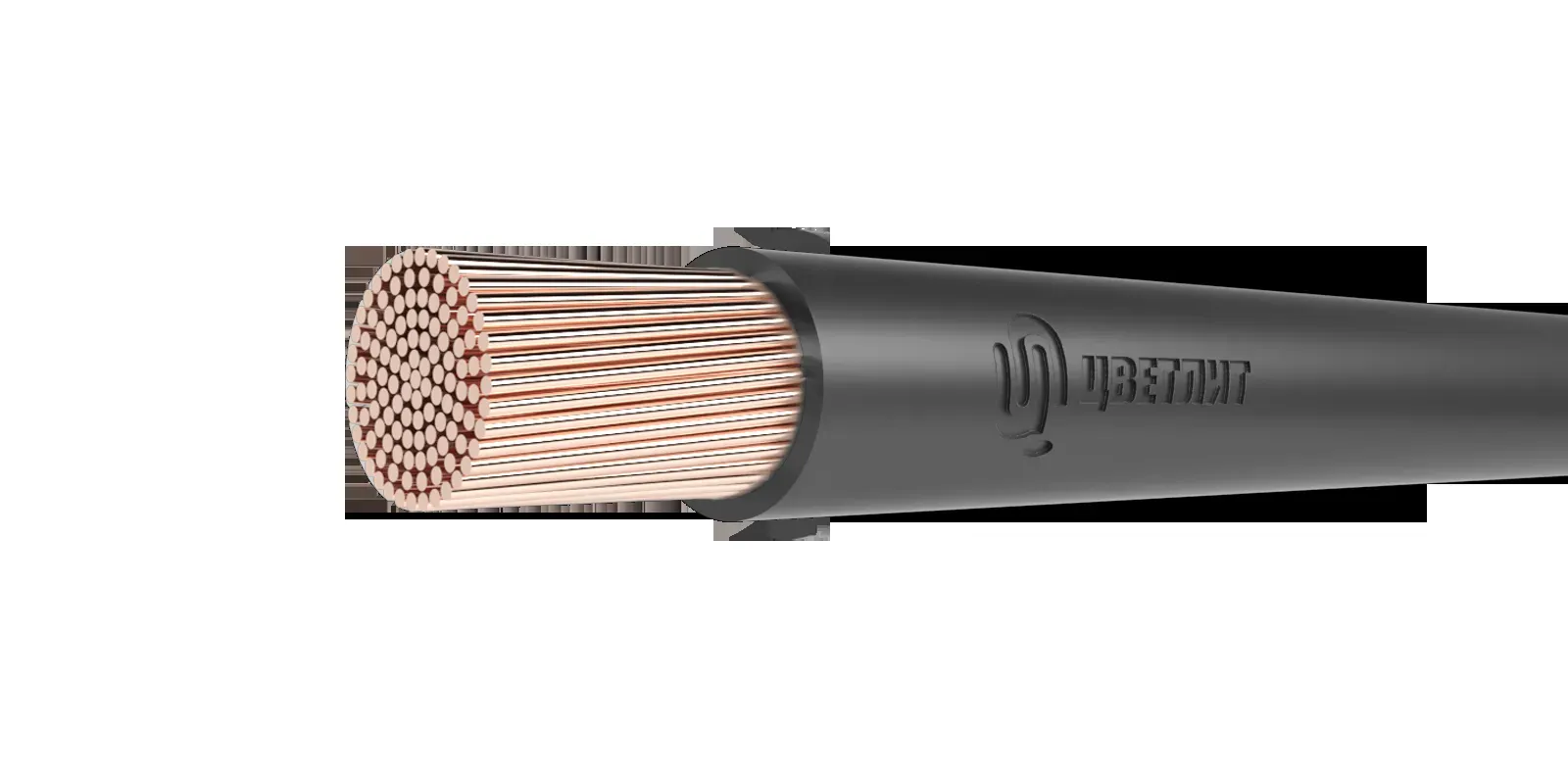 Силовой провод ПуГВнгА-LS 1х25 Цветлит 00-00130602 черный