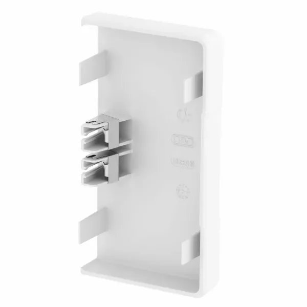 Торцевая заглушка кабельного канала Rapid 45-2 53x100 мм (ПВХ,белый) OBO Bettermann 6113110