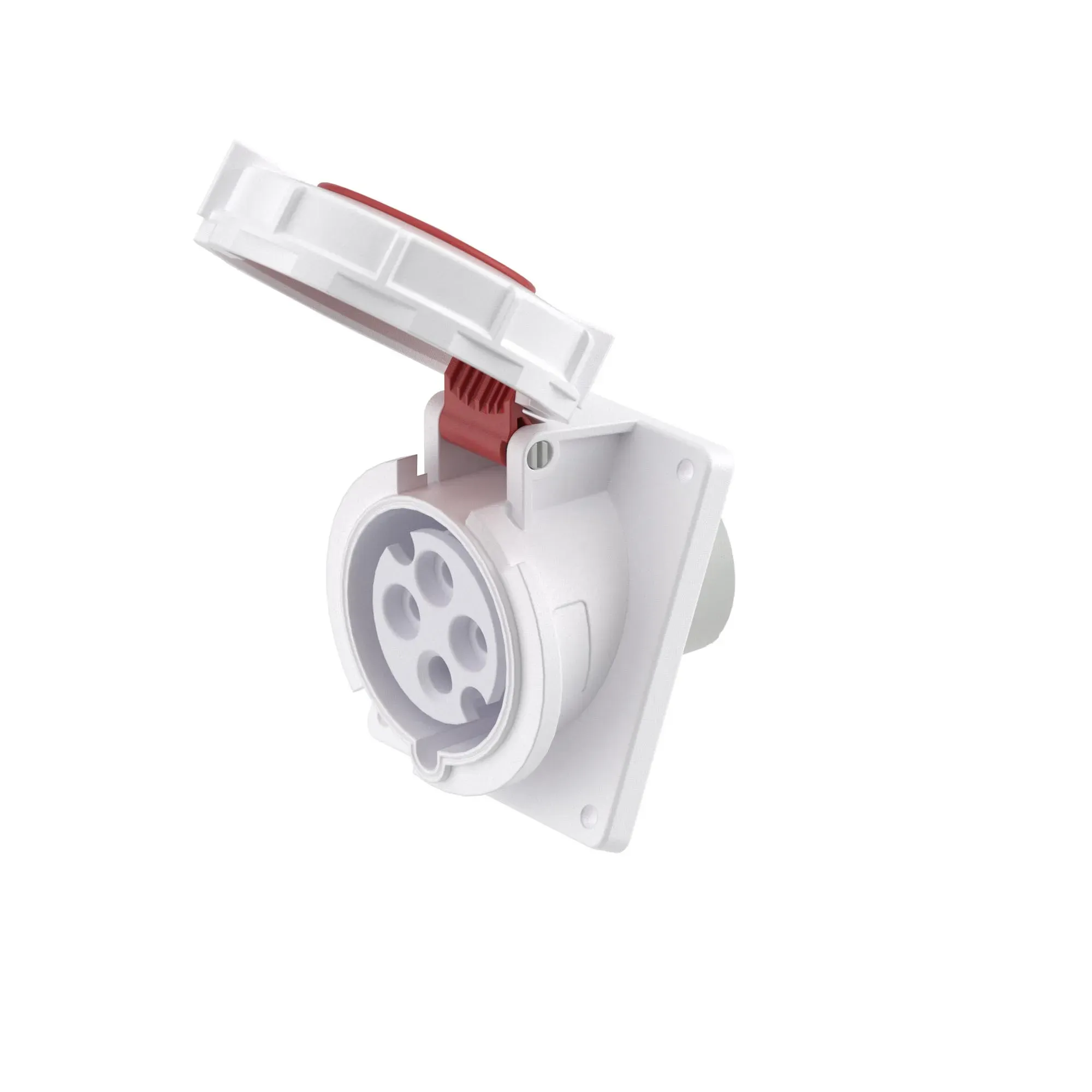 Розетка скрытой установки с наклоном ip67 16а 3p+e 400в ДКС DIS4181666